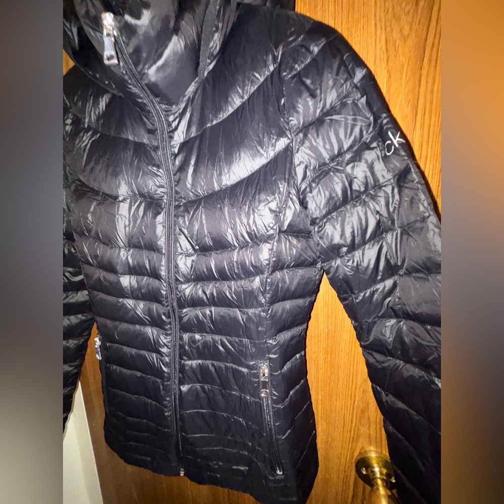 Calvin Klein Women's Quilted Black Puffer Jacket